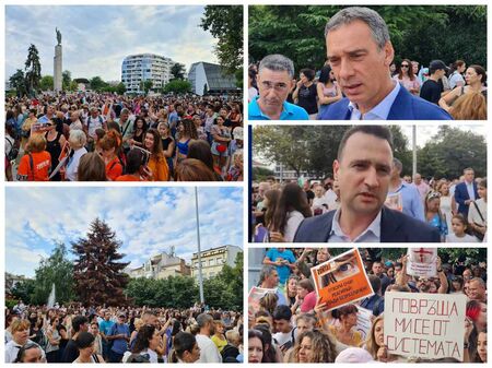 Бургас въстана срещу изверга от Стара Загора, хиляди скандираха „Не на агресията“