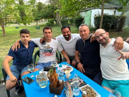 Благой Георгиев се видя със стари приятели в Бургас