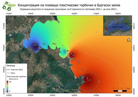 Колко торбички плуват във водата?