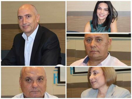  представи част от кандидат кметовете си за област на пресконференция провела