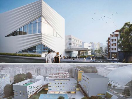 Вижте впечатляващия проект за нова сграда на Спортното училище в Бургас (СНИМКИ)