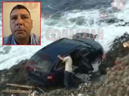 Принуждават собственика на „кацналата“ кола върху скалите край Арапя да даде 8000 лева, за да я дърпа с кораб