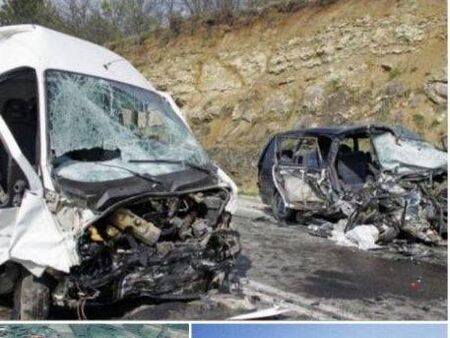 Млад шофьор предизвика катастрофа край Руен, двама са в болница