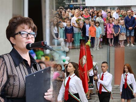 Поздравителен адрес към децата учителите и родителите изпратиха кметът Димитър