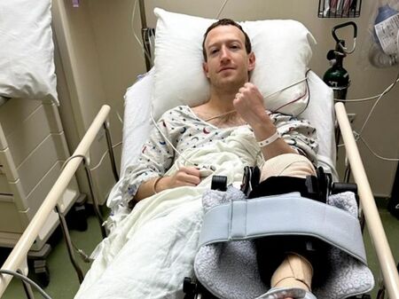 Марк Зукърбърг влезе в болница след тренировка