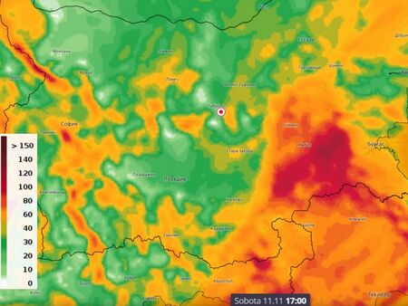 Прогноза за времето 11 ноември събота Почивният ден в