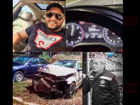 24 годишния шофьор Начо Пантелеев който със спортния си Мерцедес изхвърли