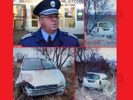 Отнемат книжката на шофьор от Бургас, който опита да прикрие катастрофа с фалшиви сигнали
