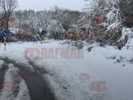 Големи преспи в Сунгурларе, 3 влака блокирани с часове на гара Завет