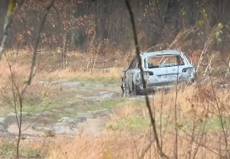Откриха опожарена кола край София, има ли връзка с инкасо обира в Благоевград?