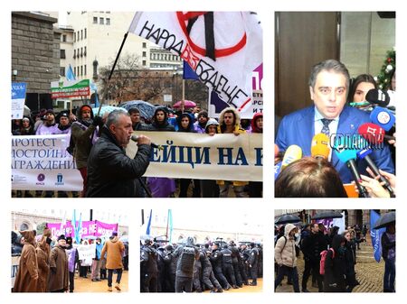 Културни дейци протестираха под прозорците на властта, финансовият министър ги отряза