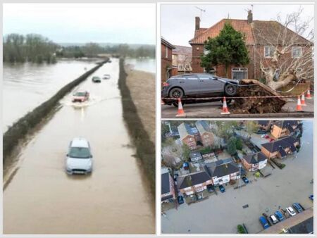 Бурята "Хенк" удари Великобритания, евакуират различни региони
