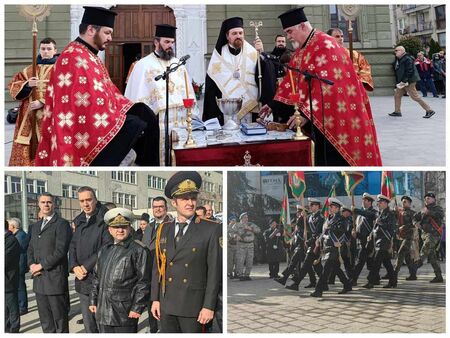 Бургас празнува Йордановден, освещават бойните знамена на площад "Св. св. Кирил и Методий"