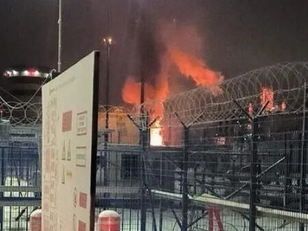 Пожар в терминал на най-големия руски производител на втечнен природен газ (ВИДЕО)