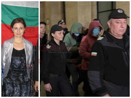 Вижте лицето на дипломата-екзекутор Красимира Трифонова, докато позира пред българския национален флаг