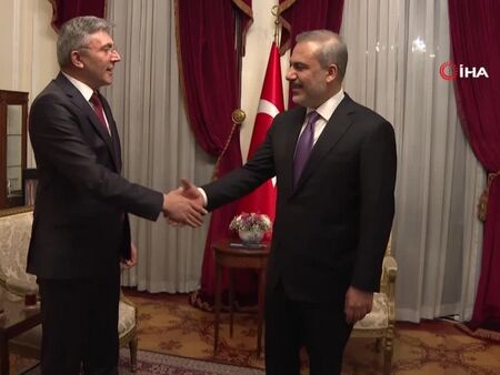 Новият министър на външните работи на Турция Хакан Фидан от