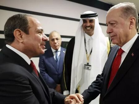 Ердоган пристигна на визита в Египет