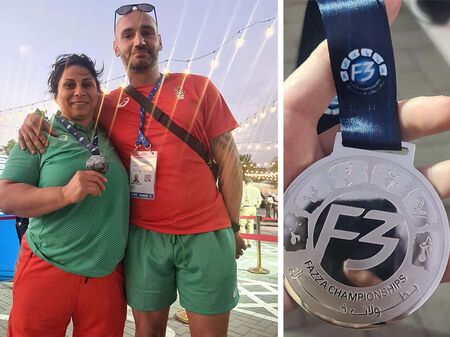 Голям успех за бургаския параатлет Стела Енева, взе среброто по мятане на диск в Дубай