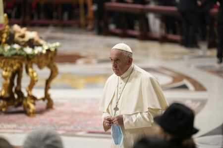 Папата отново не успя да прочете реч на събитие във Ватикана