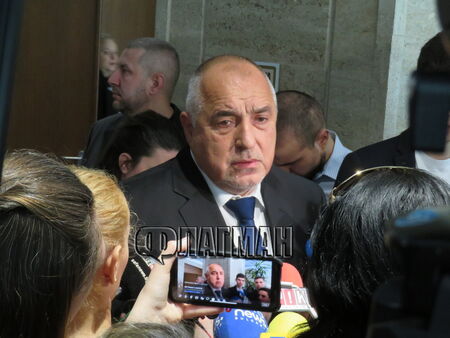 Бойко Борисов отхвърли вариант да предложи друг кандидат за премиер
