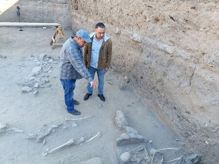 Човешките останки са добре запазени Археологическите разкопки изглежда ще забавят
