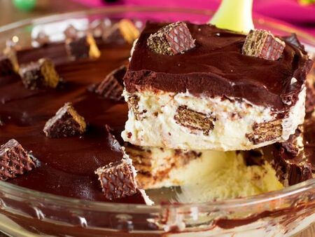 Торта-чудо с шоколадови вафли - по-вкусна от сладолед и по-лесна от кекс