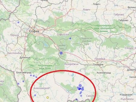 Снимка: Три земетресения разлюляха България за часове