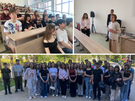 50 ученици от Профилирана природо математическа гимназия Добри Чинтулов в Бургас