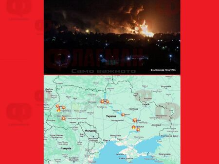Удариха с US далекобойни ракети руска база в Луганск, горят украински ТЕЦ-ове