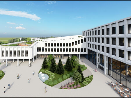 Сградата на Факултета по фармация ще се намира между корпус