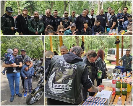 На благотворителен курбан в парка на кв. Ветрен, българското чопър общество събра средства за деца с увреждания(СНИМКИ/ВИДЕО)