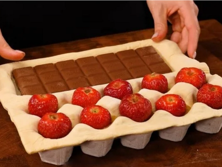 Вкусна и проста десертна находка Страхотен светкавичен сладкиш с ягоди