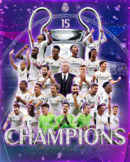 Реал Мадрид триумфира в Шампионската лига за 15-и път