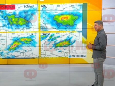 Вижте какво ще е времето днес Градушките и гръмотевични бури