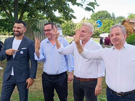 "Синя България" закри кампанията си в Бургас, дясното обединение се готви да е изненадата на вота