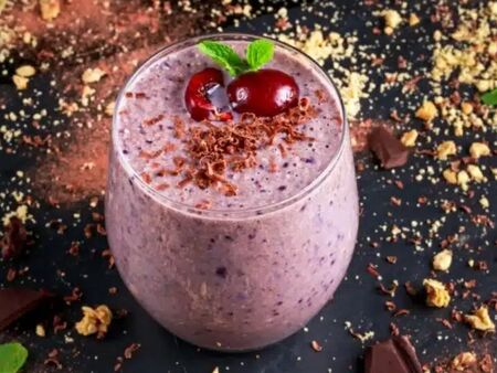 Лесна вкусотия с овесени ядки без варене и череши