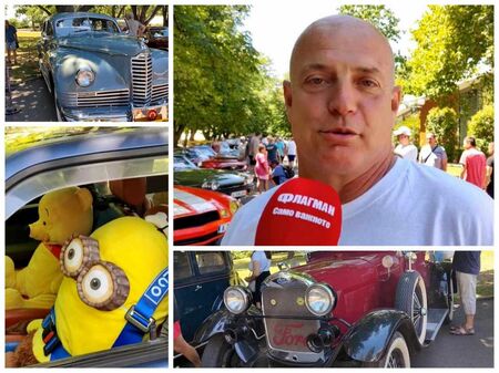 Ретро парадът събра над 250 автомобила, миньонът Кевин и Мечо Пух се качиха в Рено от 1992 г.