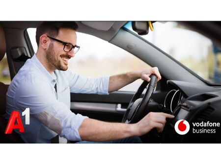 А1 си партнира с Vodafone, за да предостави „интернет като у дома“ в автомобила 