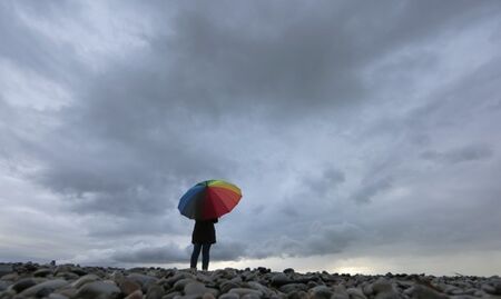 Дъждовен петък по морето
