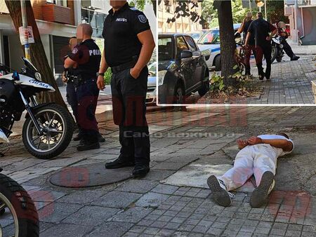 Извънредно! Зрелищен арест в бургаския ж. к. "Възраждане", млад мъж проснат по очи с белезници