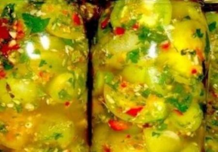 Мариновани зелени домати - толкова са вкусни и лесни за приготвяне