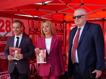 Тя дойде в Бургас за да подкрепи силните кандидати на