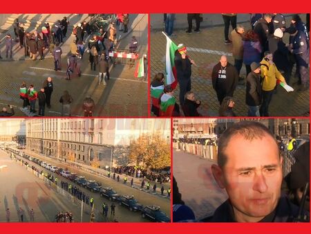 Протестите започнаха с арест и закана да не се повтори хаоса от бунта пред Народния театър