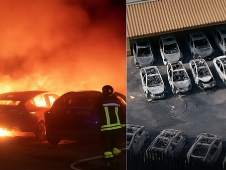 Крайнолеви анархисти подпалиха автосалон на Тесла