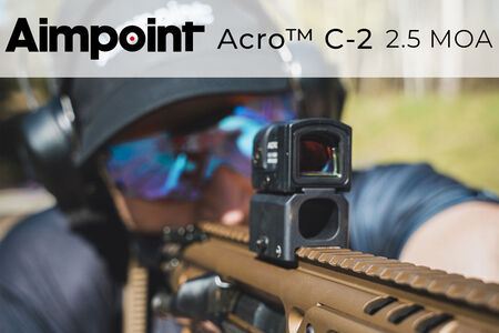 Aimpoint ACRO C2 оптимизиран за карабини с точка 2.5MOA