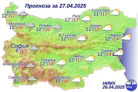 Днес ще е страшно, порои и гръмотевици удрят тези части на страната
