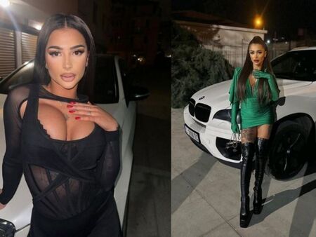Конфискуваха Мередеса AMG за 120 бона на "Мис Силикон" Катрин Йордановаж
