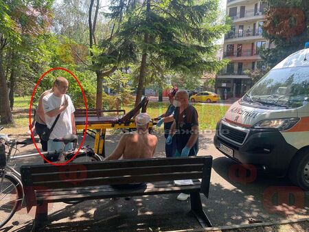 Извънредно! Възрастен велосипедист вие от болка на пешеходна пътека в Бургас