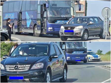 Започна се! Удар между автобус и джип затапи кръговото за Слънчев бряг