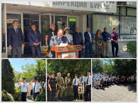 Ст. комисар Владимир Маринов към състава на ОДМВР-Бургас: Благодаря ви, че влагате цялото си сърце и душа, опит и умения в служба на обществото